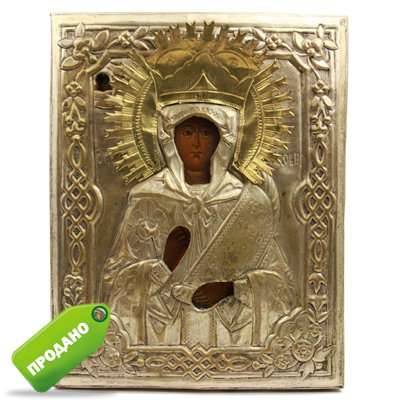 Старинная деревянная икона святая Прасковья именуемая Пятницей 