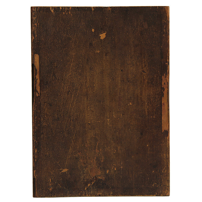 Старинная подписная и датированная иконка Иверская Божья Матерь с кровоточащей ранкой на щеке. Россия, Москва апрель 1860 год