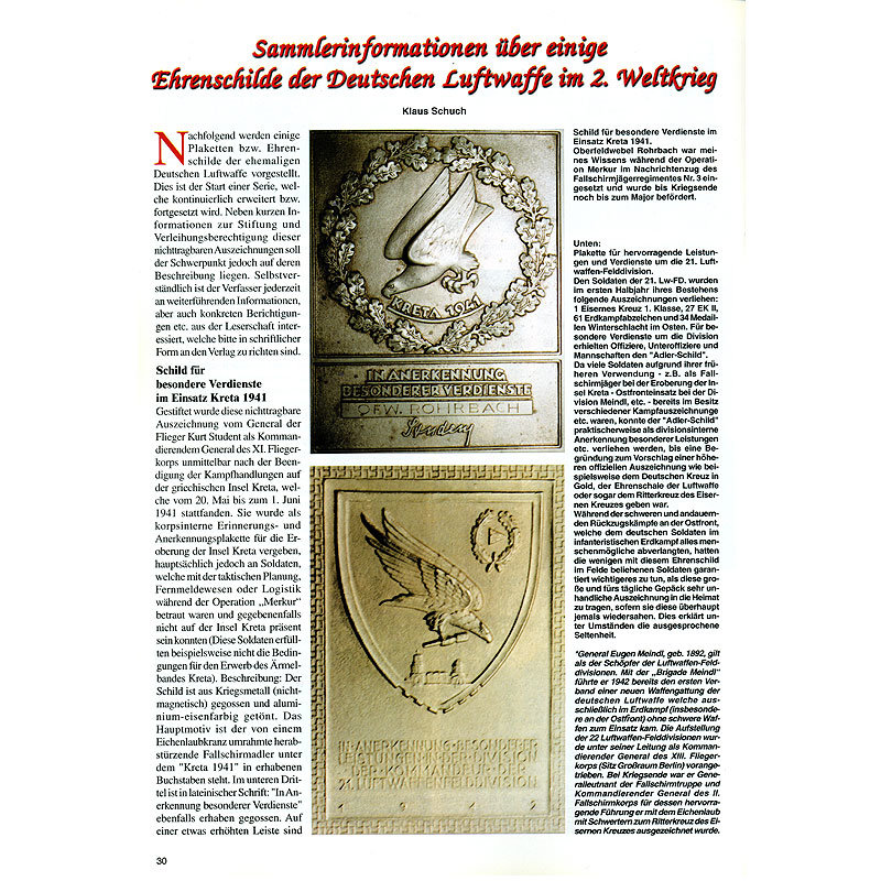 Militaria-Magazin #107. Журнал для коллекционеров наград и униформы Третьего Рейха.