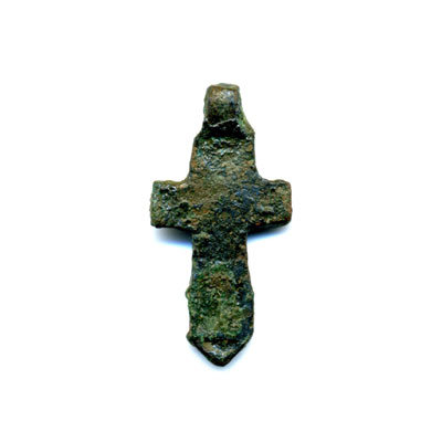 Маленький детский старинный православный нательный крестик с надписью 2,6 см
