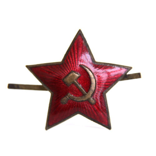 Кокарда. Звезда на пилотку СССР 30 мм.