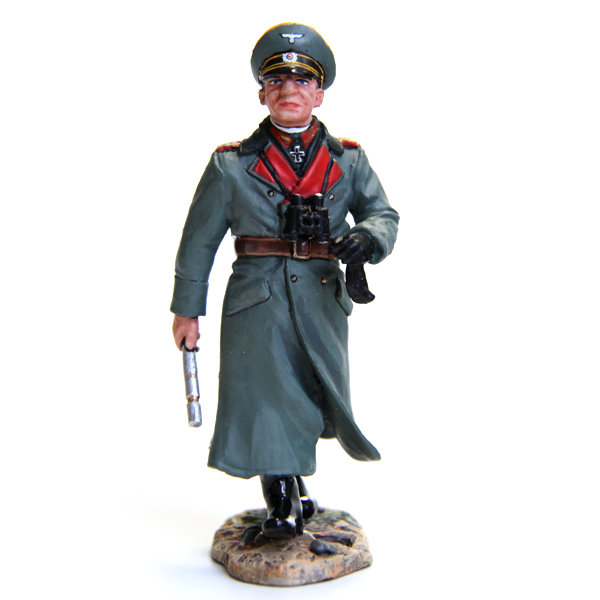 Коллекционный оловянный солдатик Генерал-фельдмаршал Эрвин Роммель 1942 год. Красивый оловянный солдатик в подарок.
