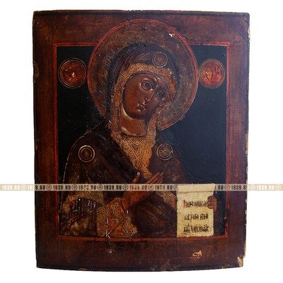 Старинная икона Богородица 