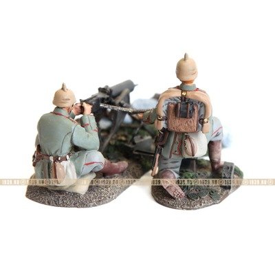 Набор оловянных солдатиков Германские пулеметчики периода Первой Мировой войны