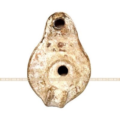 Древняя Византийская глиняная лампада малая. Возраст порядка 1600 лет