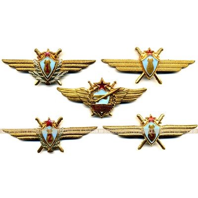 Полный комплект нагрудных знаков СССР Военный штурман и Штурман снайпер СССР.