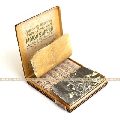 Оригинальная пачка 6 сигарет для Вермахта фирмы LANDE, 1936-1945 год.