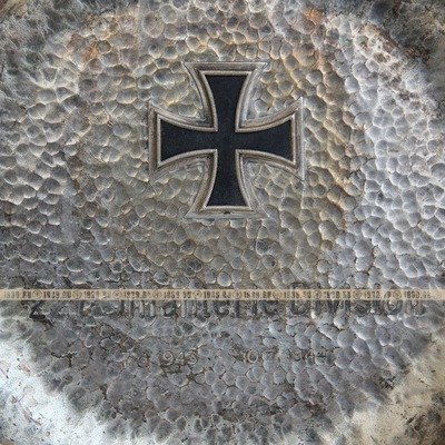 Большая памятная тарелка 227 пехотной дивизии Вермахта с датами 7.6.1943-10.7.1944 (227 Infanterie-Division)