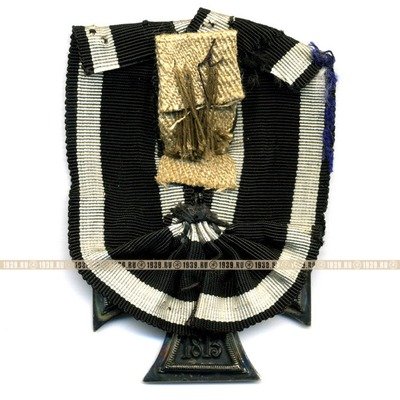 Серебряный Железный крест 2 класса периода 1914-1918 года, серебро 800 пробы.