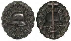 знак за ранение в первой мировой войне (чёрный)