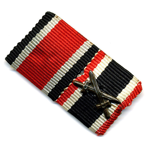 Орденская планка. Железный крест и Крест За военные заслуги.