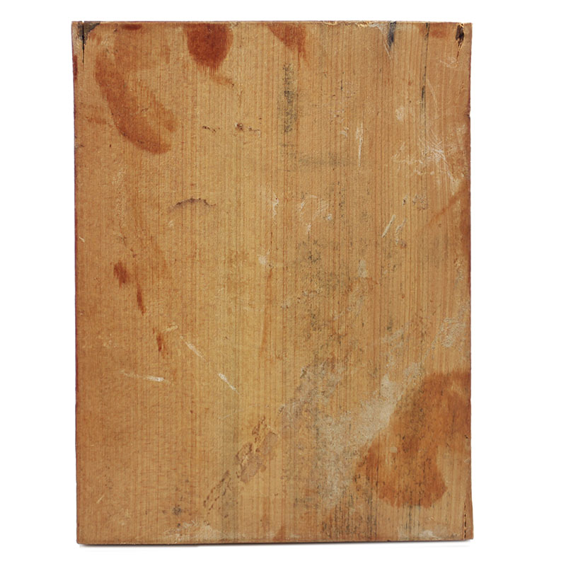 Старинная паломническая икона в оригинальном киоте святой преподобный Нил Столобенский. Россия, Нилова пустынь 1870-1890 год