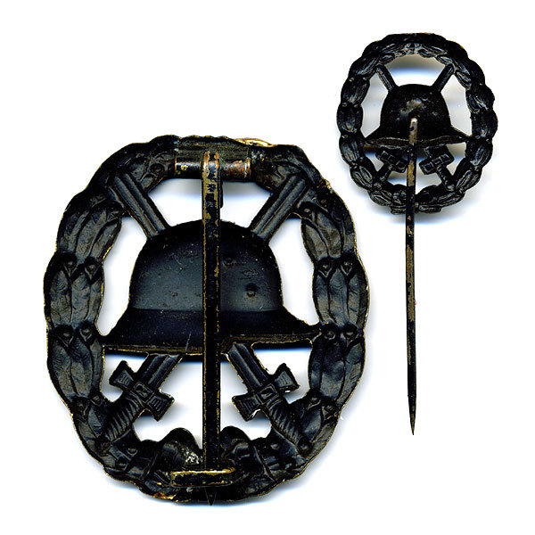 Знак за ранение образца 1914г в комплекте с миниатюрой 20мм.