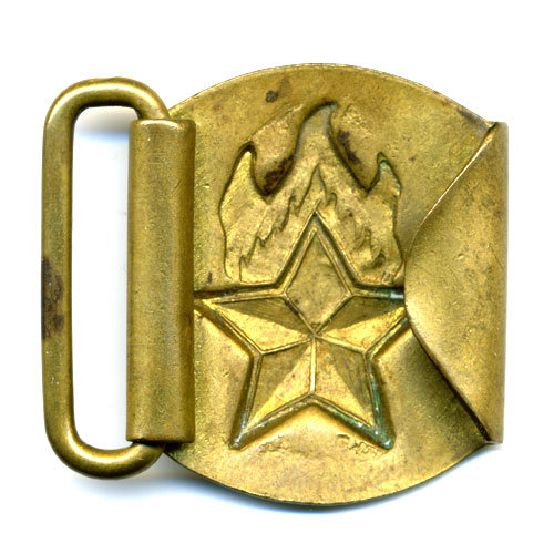 Пряжка парадного ремня советского пионера.