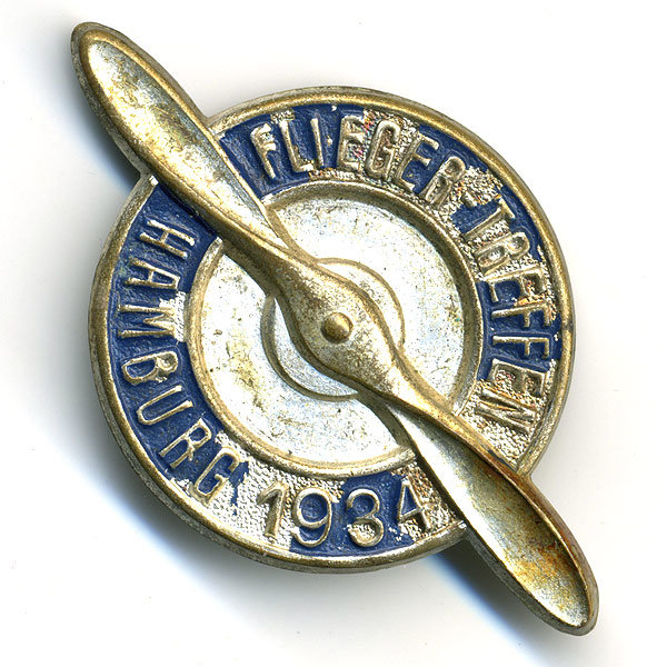 Знак участника съезда пилотов 1934