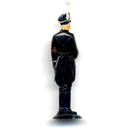 Оригинальный пластиковый солдатик в форме СС Allgemeine-SS времен Третьего Рейха