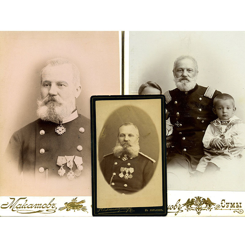 Старинные фотографии коллежского советника Юновича Ф.Ф.