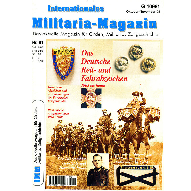 Militaria-Magazin #91. Журнал для коллекционеров наград и униформы Третьего Рейха.