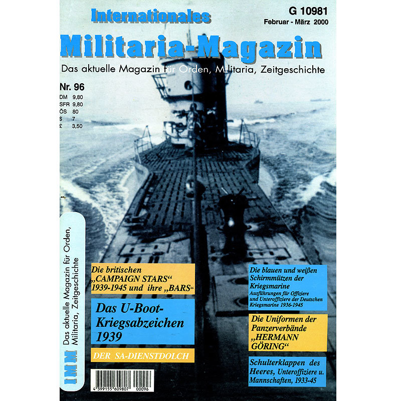 Militaria-Magazin #96. Журнал для коллекционеров наград и униформы Третьего Рейха.