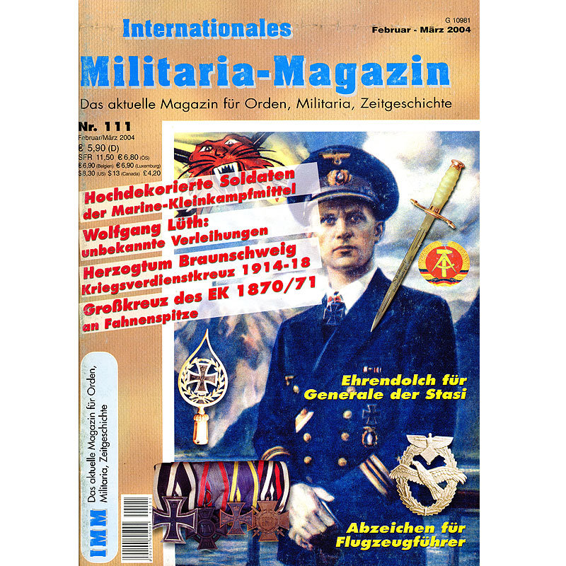 Militaria-Magazin #111. Журнал для коллекционеров наград и униформы Третьего Рейха.