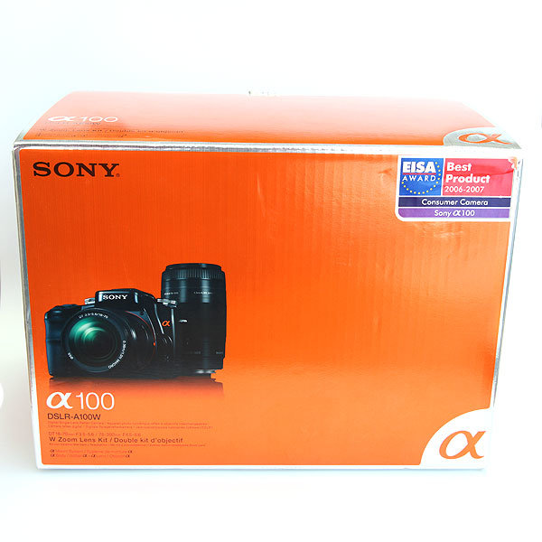 Зеркальный фотоаппарат Sony Alpha 100 DSLR-A100 и 2 объектива