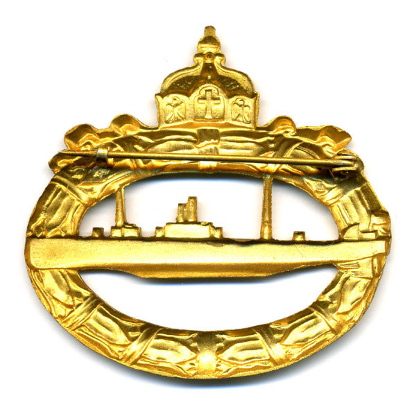 Боевой Знак подводника времен Первой мировой войны 1914-1918 г.