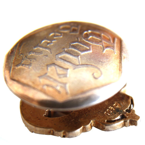 Серебряная миниатюра знака подводника 1914-18 гг. Godet Berlin. 900 проба.