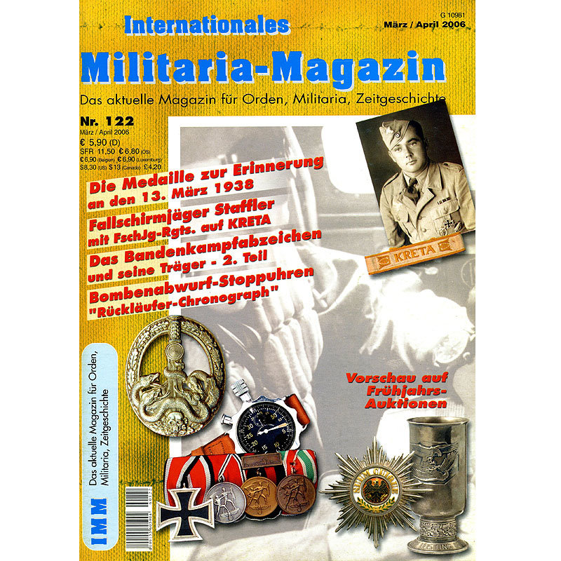 Militaria-Magazin #122. Журнал для коллекционеров наград и униформы Третьего Рейха.