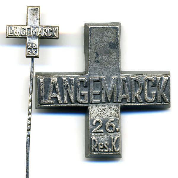 Крест Langemarck 26Res.K. 26-го резервного Корпуса 