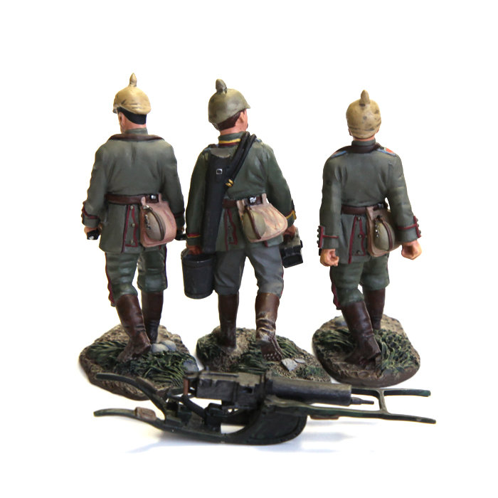 Набор оловянных солдатиков 54мм. Германский пехотный полк фон Манштейн Шлезвигский №84. Пулеметная команда.