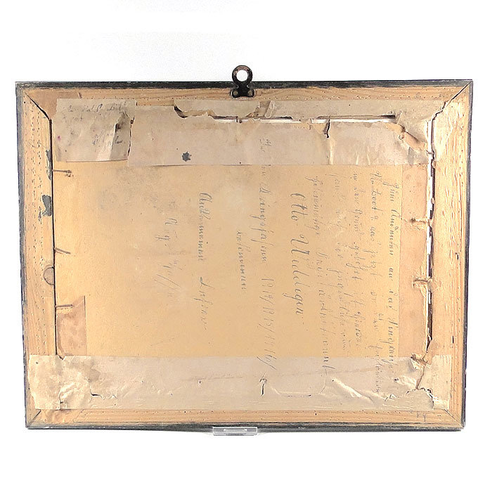 Старинная литография 1916г в раме 