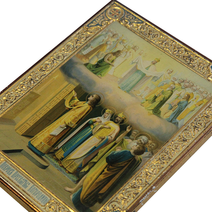 Старинная икона Покрова Пресвятой Богородицы. Россия, Москва 