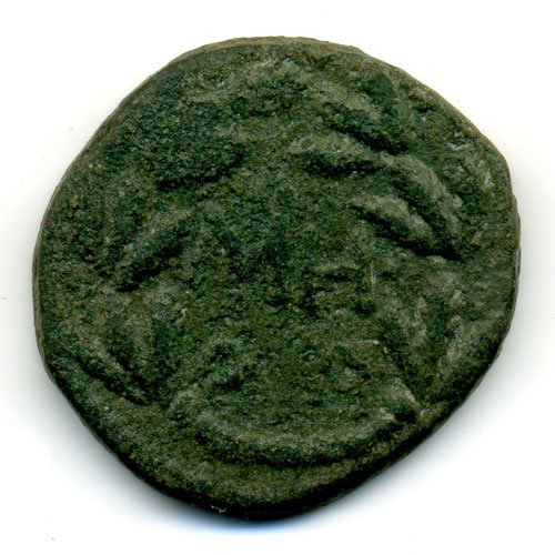 Древняя бронзовая монета Боспорское царство I в. НЭ Сестерций 