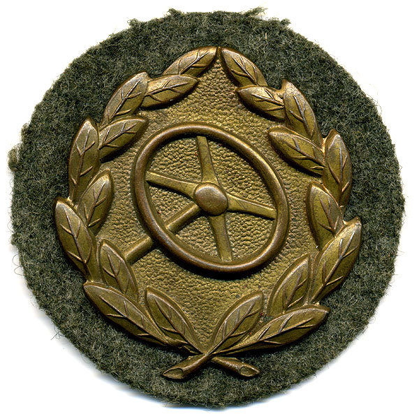 Знак водителя, за оправдание на деле, бронзовая степень