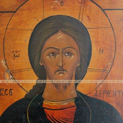Старинная икона Спасителя «Придите ко Мне, вси труждающиеся и обремененные, и Аз упокою вы». Россия XIX век.