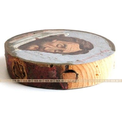 Старинная икона Святая Глава Иоанна Крестителя, 