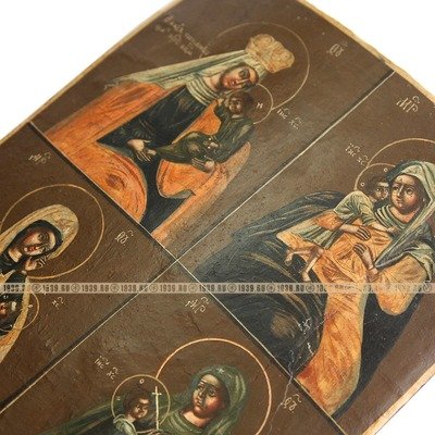 Уникальная Богородничная икона с образом Божией Матери 
