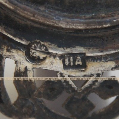 Старинная серебряная женская иконка Богородицы «Умиление» Серафимо-Дивеевская «Радуйся, Невесто Неневестная». Россия, Москва 1876-1912 год.