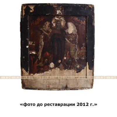 Древняя икона Иоанн Креститель с избранными житийными сценами. Россия, Кострома XVII век.