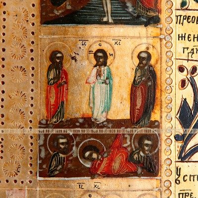 Старинная икона на серебре 
