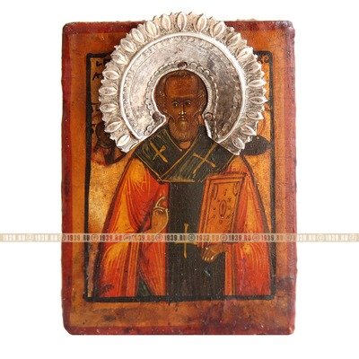 Cтаринная икона святой Николай 