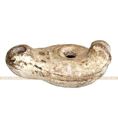 Древняя Византийская глиняная лампада малая. Возраст порядка 1600 лет