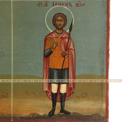 Старинная четырехчастная икона для молодой девушки. Избранные покровители. Россия 1850-1860 год
