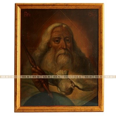 Редкая икона Бога Отца или Господа Саваофа по мотивам Giovanni Battista Piazzetta. Санкт-Петербург 1820-1850 гг.