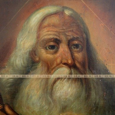 Редкая икона Бога Отца или Господа Саваофа по мотивам Giovanni Battista Piazzetta. Санкт-Петербург 1820-1850 гг.