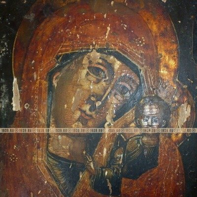 Старинная Казанская икона Пресвятой Богородицы 