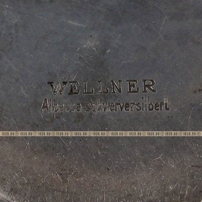 Винтажный стаканчик для вина или воды. «Wellner. Alpacca Schwerversilbert» Германия 1930-40.