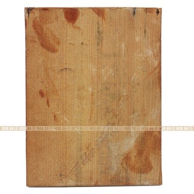 Старинная паломническая икона в оригинальном киоте святой преподобный Нил Столобенский. Россия, Нилова пустынь 1870-1890 год