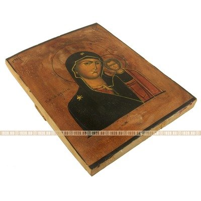 Старинная Казанская икона Пресвятой Богородицы. Россия 1880-1900 год