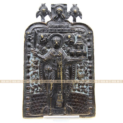 Икона святой Николай Чудотворец Можайский 18 век